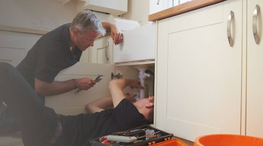 Professional burst pipe repair services in Commiskey, IN